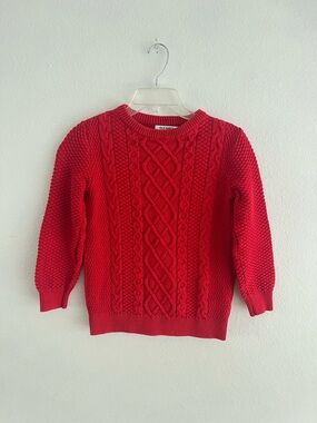 Old Navy Red Cable Knit Boy’s Sweater